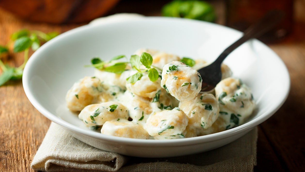 Gnoccis con salsa de quesos – - Receta Gnoccis con salsa de quesos – - Receta