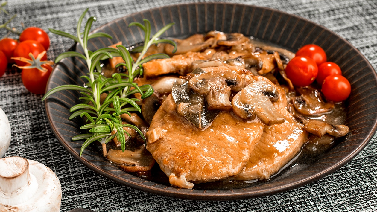 Lomo de cerdo en salsa de champiñones – - Receta Lomo de cerdo en salsa de champiñones – - Receta