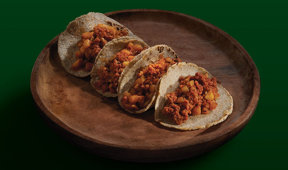 Picadillo de papas con chorizo Picadillo de papas con chorizo
