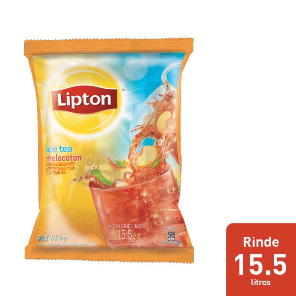 Lipton® Ice Tea Sabor Melocoton - ¡Que la tradición de las aguas frescas no se pierda! Ofrece Lipton® Ice Tea Sabor Melocotón en tu restaurante y cautiva a todos. Rinde hasta 15.5 litros.