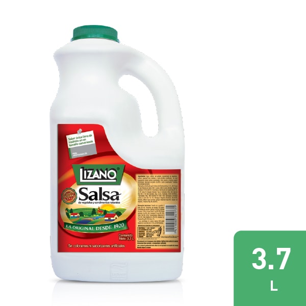 Lizano® Salsa Regular 3.7 L - Salsa Lizano es la auténtica salsa de tradición Costarricense que puede usarse en gran variedad de platillos, resaltando el aroma y sabor de sus comidas.