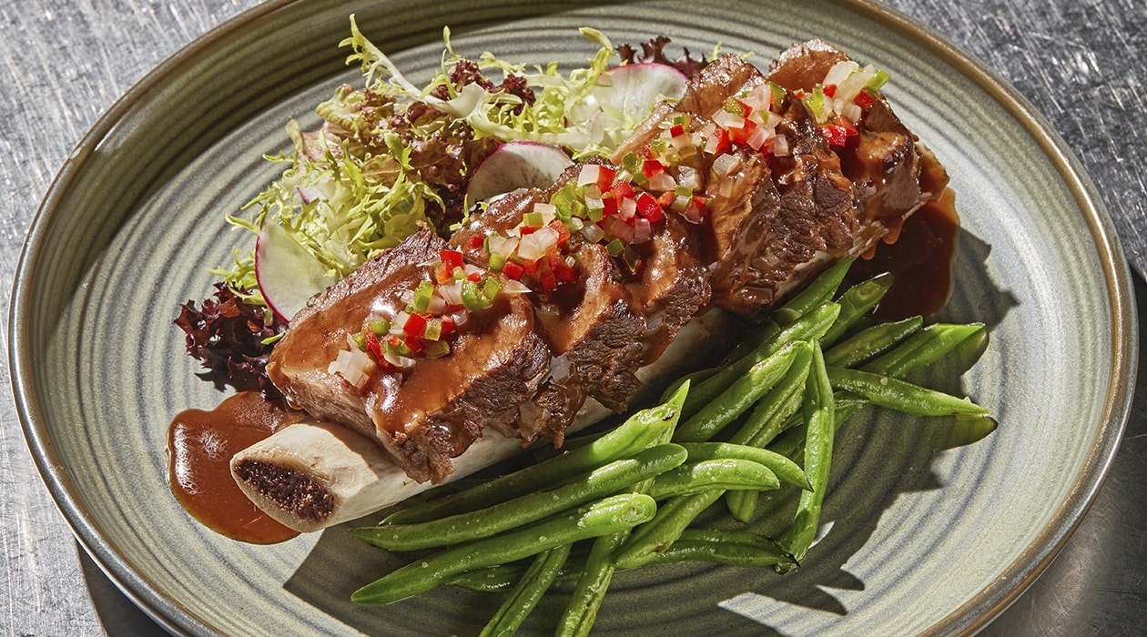 Costilla corta con Salsa Asiatica de Vinagre Endulzado – - Receta
