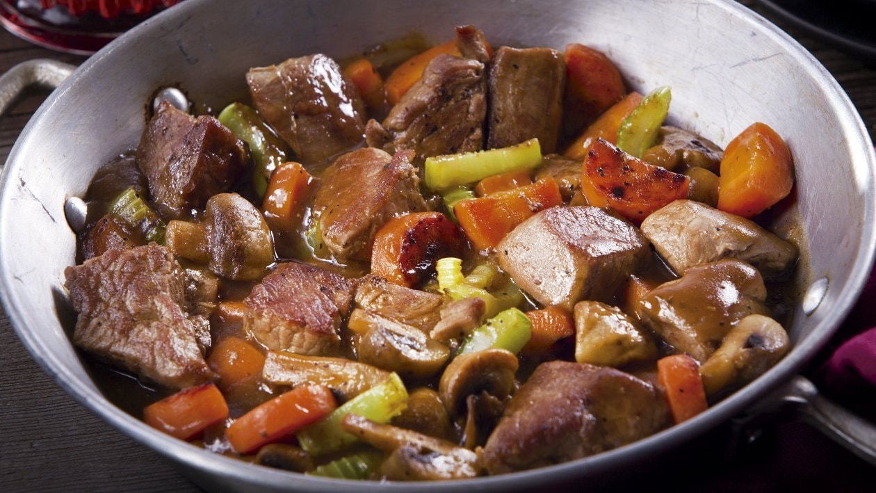 Estofado de res con verduras – - Receta