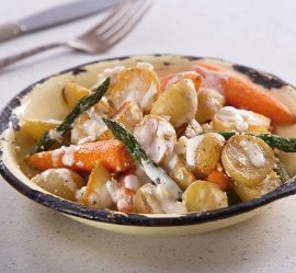 Ensalada Caliente de Vegetales Ensalada Caliente de Vegetales