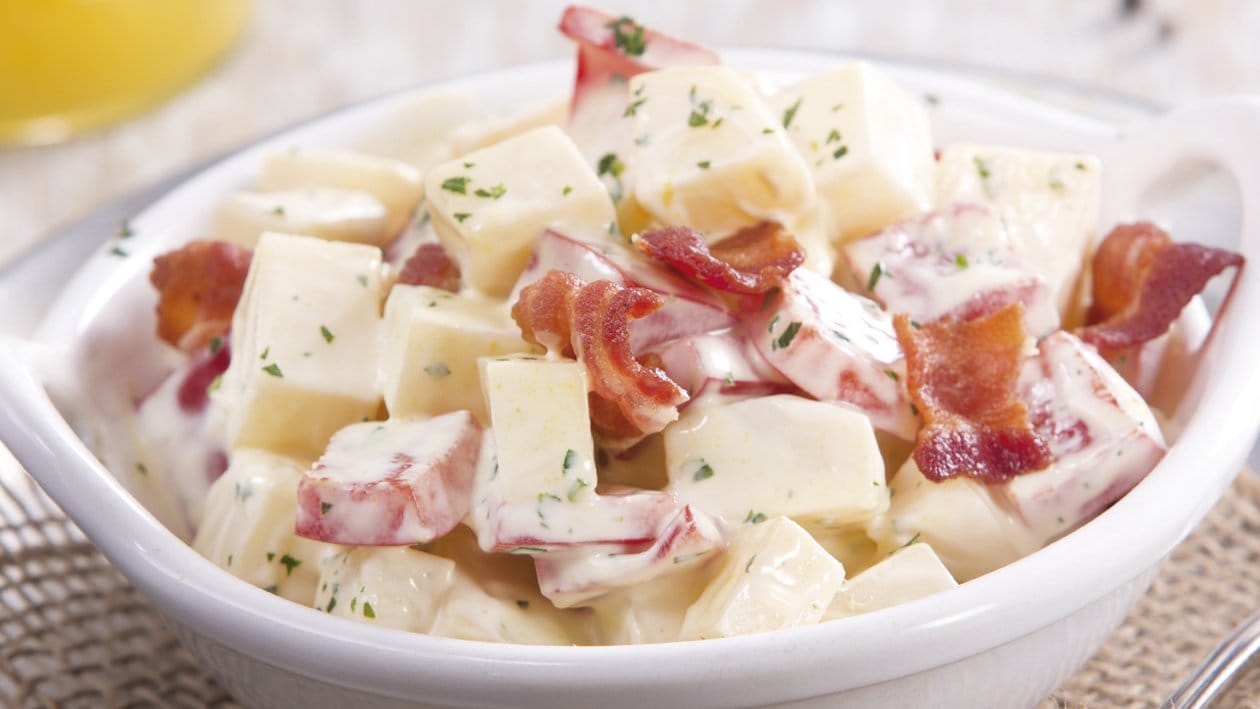Ensalada de papa con pimiento – - Receta