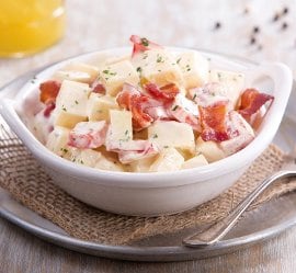 Ensalada de papa con pimiento Ensalada de papa con pimiento