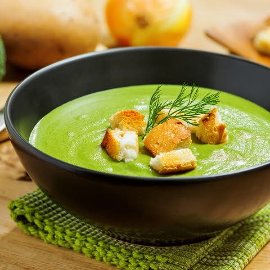 Crema de brócoli con cheddar Crema de brócoli con cheddar