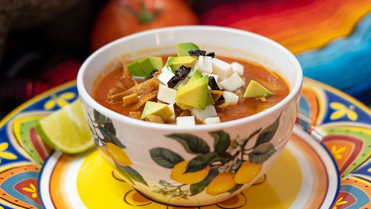 Platillo tradicional a partir de tomate I Sopa de tortilla - Receta