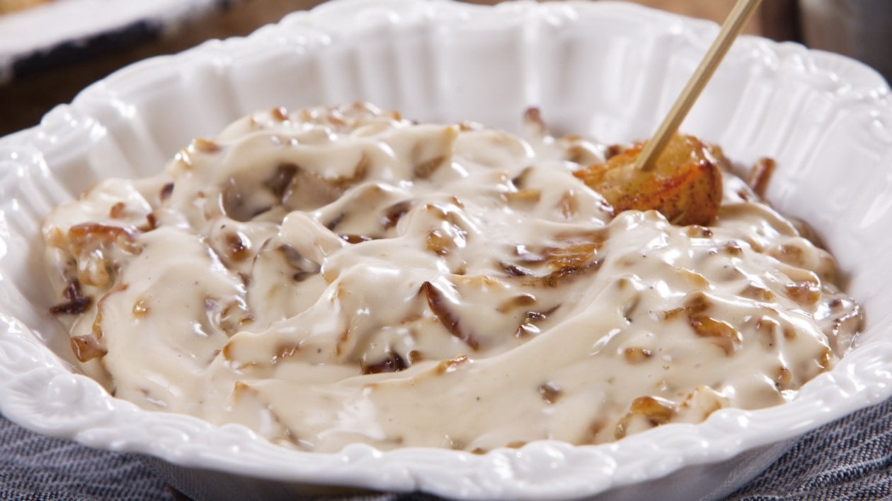 Dip de cebolla caramelizada – - Receta