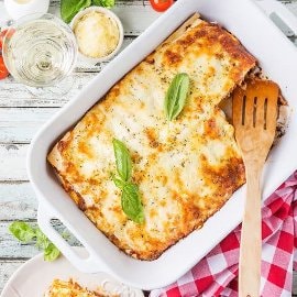 LASAGÑA CON VEGETALES