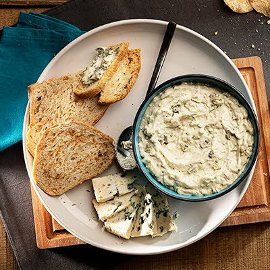 DIP DE QUESO AZUL Y WHISKY