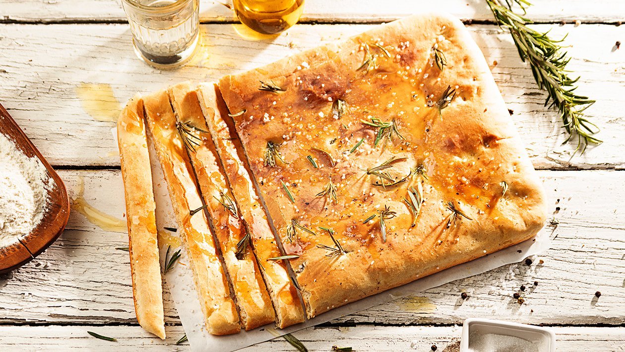 FOCACCIA – - Receta