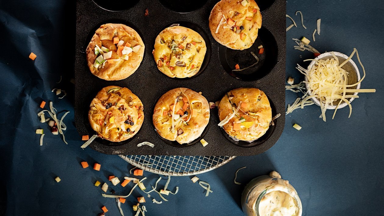 MUFFING DE VEGETALES – - Receta