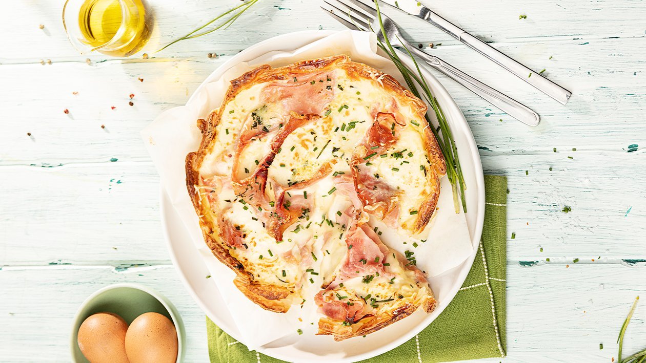 QUICHE DE JAMÓN Y QUESO PAIPA
