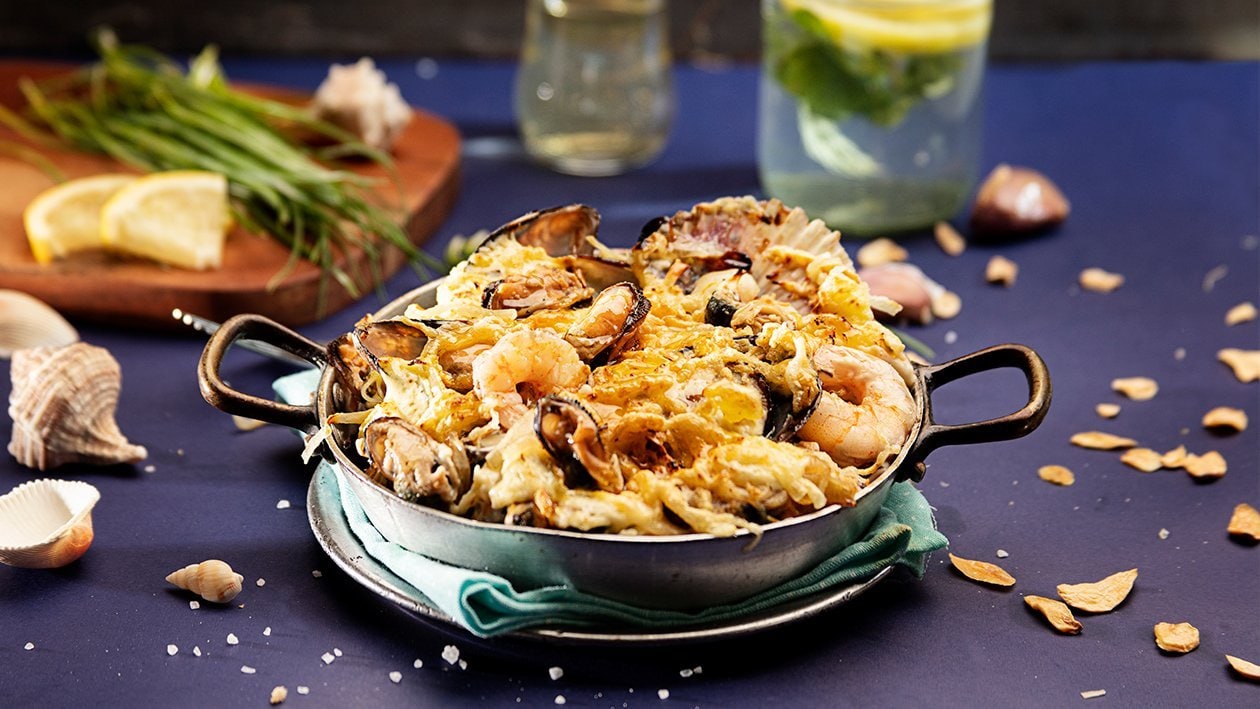 MARISCOS EN CAZUELA – - Receta