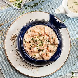 SALTEADO DE CAMARONES – - Receta