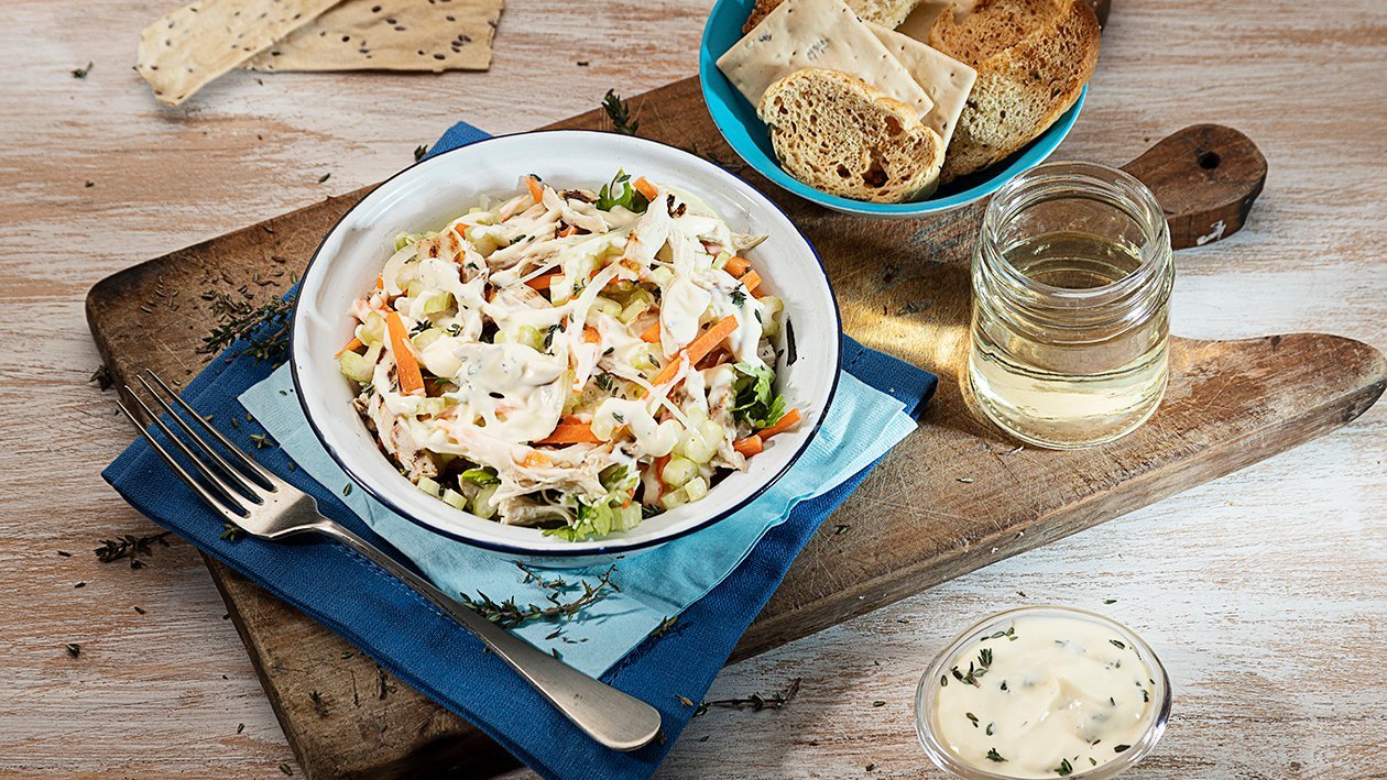 ENSALADA FRESCA DE POLLO AL TOMILLO – - Receta
