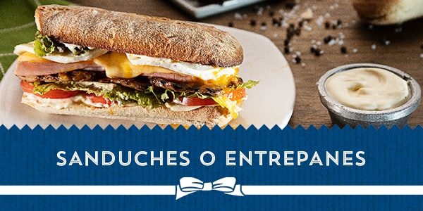 sanduches o entrepanes
