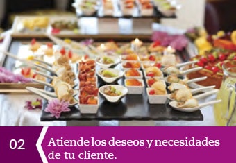Ofrece menús que no solo sean opciones locales. Ofrece menús que no solo sean opciones locales.