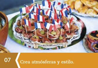 Utiliza los montajes en alturas, juega con la iluminación. Utiliza los montajes en alturas, juega con la iluminación.