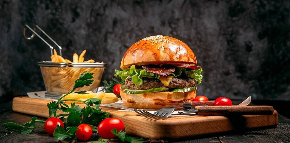 Fotografía para hamburguesa Fotografía para hamburguesa