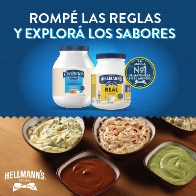 Explora nuevos sabores con Mayonesa Real Hellmann's